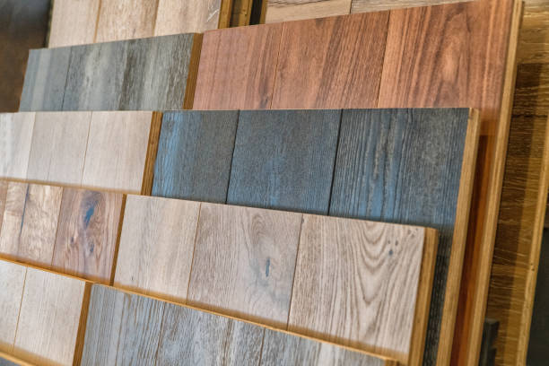 Wood flooring samples in a variety of colors and finishes | All Floors Design Centre